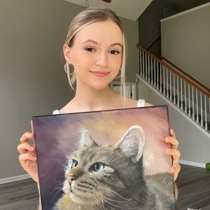 Commission Pet Portrait | Oil, Acrylic or Pencil